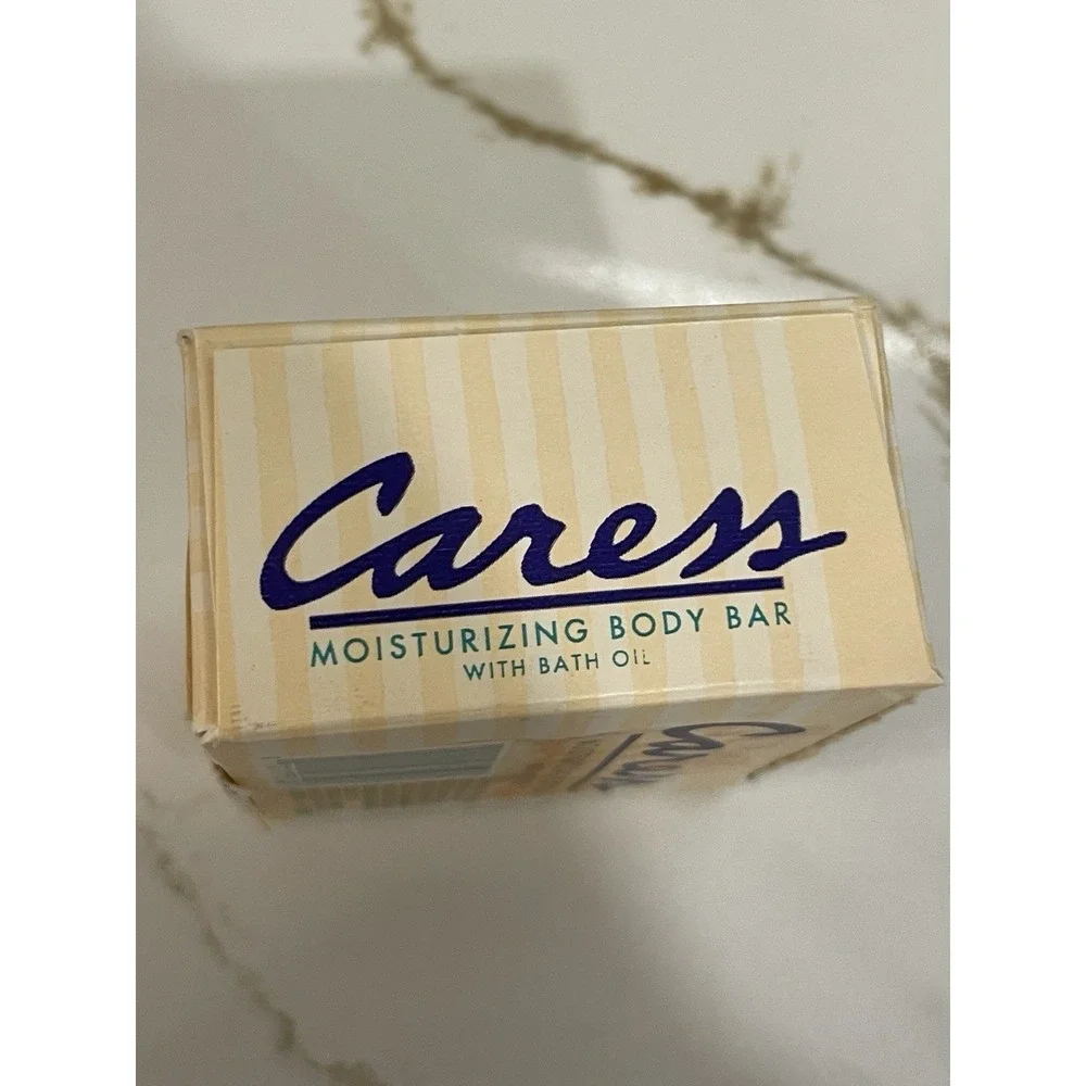 Vintage‎ Caress Original Peach Moisturizing Body Bar Soap Bath Oil 4.75 oz 1993